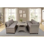 Delia 3 - Piece Rattan Seating Group with Cushions - Image 7